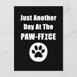 Nog een dag bij de Paw-Office-pop. Briefkaart