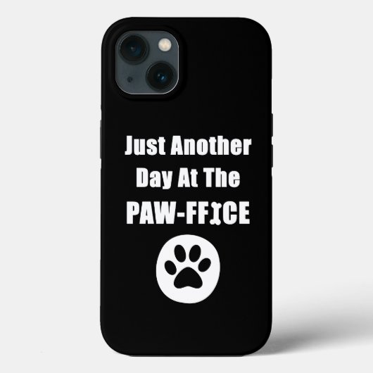 Nog een dag bij de Paw-Office-pop. Case-Mate iPhone Case (Achterkant)