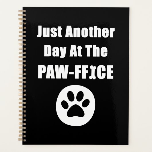 Nog een dag bij de Paw-Office-pop. Planner (Voorkant)