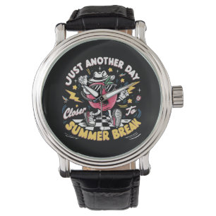 Nog een dag dichter bij de zomervakantie leraar horloge
