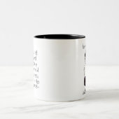 Nog een dag... een dollar.. tweekleurige koffiemok (Center)