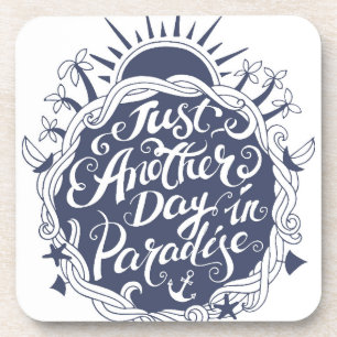 Nog een dag in het paradijs bier onderzetter