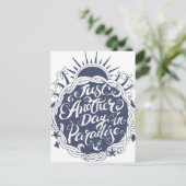 Nog een dag in het paradijs briefkaart (Staand voorkant)
