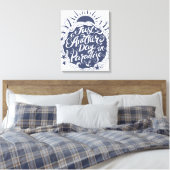 Nog een dag in het paradijs canvas afdruk (Insitu (Slaapkamer))