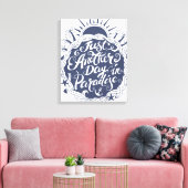 Nog een dag in het paradijs canvas afdruk (Insitu (Woonkamer))