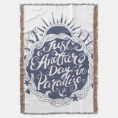 Nog een dag in het paradijs deken (Voorkant Verticaal)