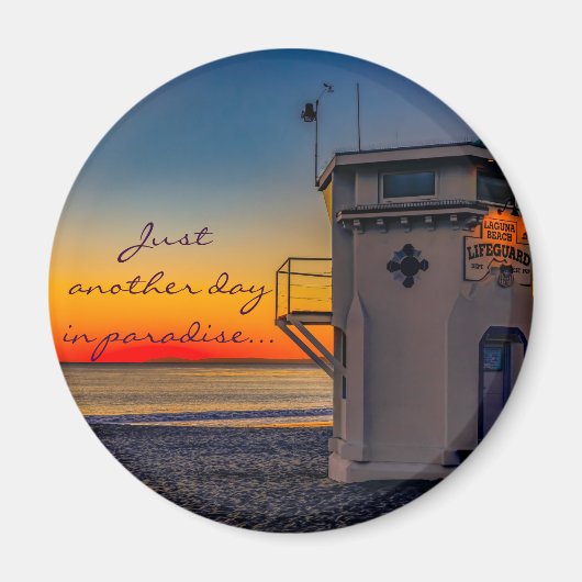 Nog een dag in het paradijs - Fridge magnet (Voorkant)