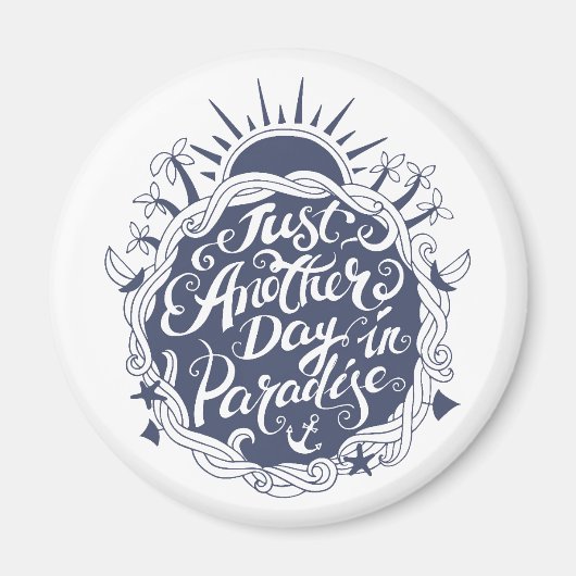 Nog een dag in het paradijs magneet (Voorkant)