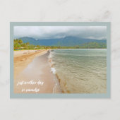 Nog een dag in het strand van Paradise/Kauai Briefkaart (Voorkant)
