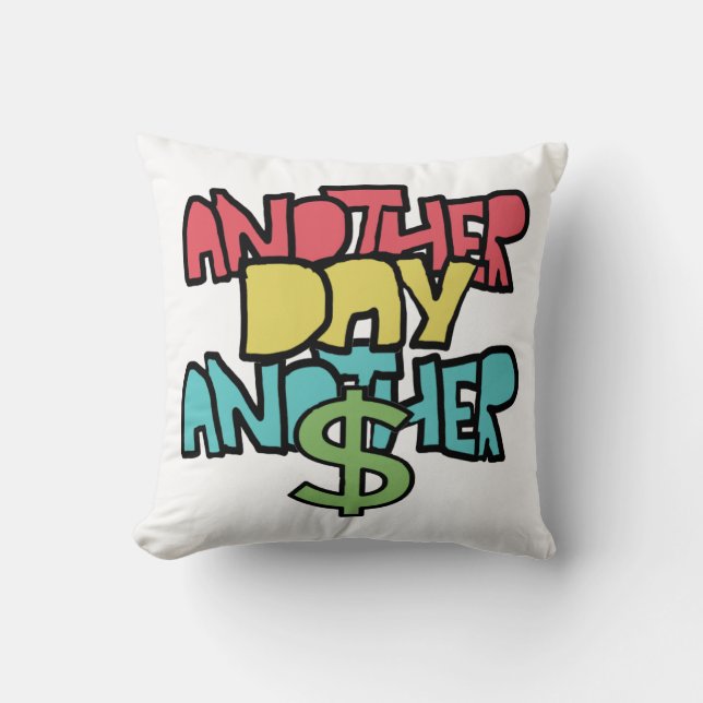 Nog een dag, nog een dollar kussen (Voorkant)