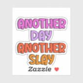 Nog een dag, nog een slak sticker (Vel)