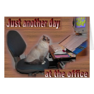 Nog een dag op de kantoor