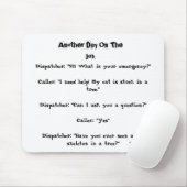 Nog een dag op de werkplek (verzender) 0107/2008 muismat (Met muis)