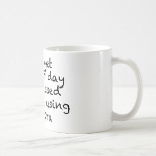 Nog een dag zonder algebra koffiemok