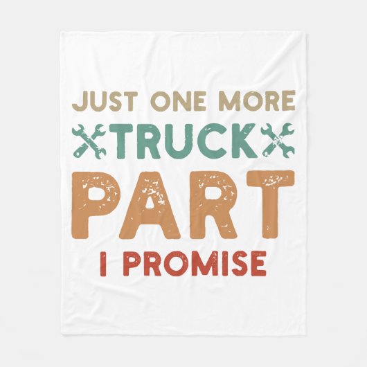 Nog een deel van de vrachtwagen dat ik beloof fleece deken (Voorkant)