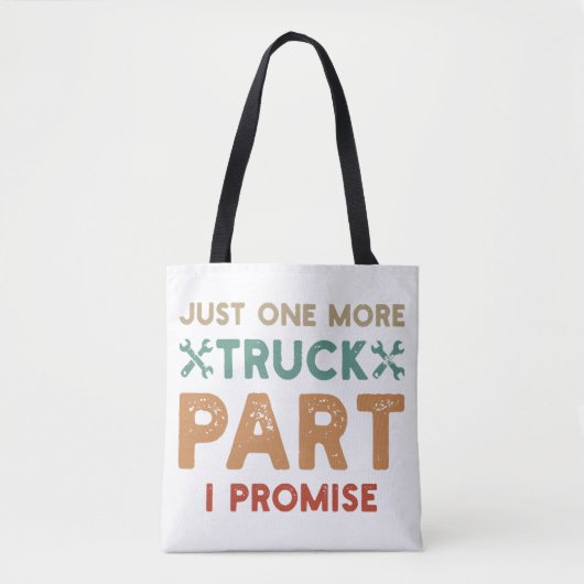 Nog een deel van de vrachtwagen dat ik beloof tote bag (Voorkant)