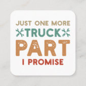 Nog een deel van de vrachtwagen dat ik beloof vierkante visitekaartje (Achterkant)