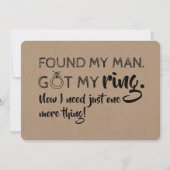 Nog één ding grappig bruidsmeisje voorstel nodig kaart (Voorkant)