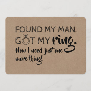 Nog één ding grappig bruidsmeisje voorstel nodig kaart