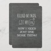 Nog één ding grappig bruidsmeisje voorstel nodig kaart (Voorkant / Achterkant)