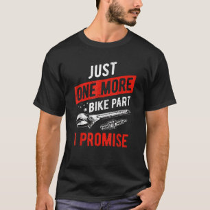 Nog één fietsonderdeel dat ik motorkleding beloof t-shirt