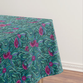 Nog een gedurfd hedendaags bloementafelkleed tafelkleed