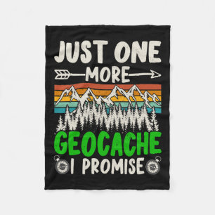 Nog één geocache die ik beloof dat ik grappige Geo Fleece Deken