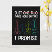 Nog een gitarist die ik beloof dat ik cadeau voor  kaart (Gele Bloem)