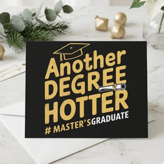 Nog Een Graad Heter Afstudeerquote Master Kaart