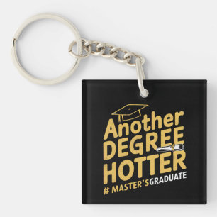 Nog een graad heter afstuderen met een masterdiplo sleutelhanger