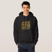 Nog een graad heter afstuderen met masterdiploma hoodie (Voorkant volledig)
