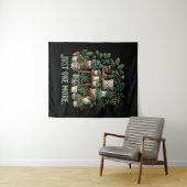 Nog één grappige plant binnen bloem wandkleed (In Situ (horizontaal))
