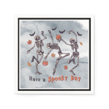 Nog een griezelige dag! Halloween skeletten dansen
