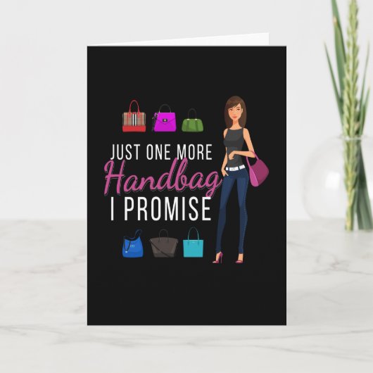 Nog één handtas Mode Kaart (Voorkant)