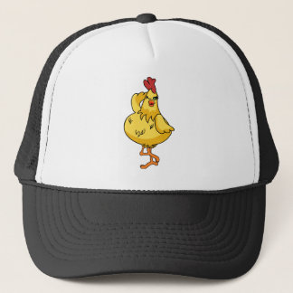 Nog een heel gekke kip trucker pet