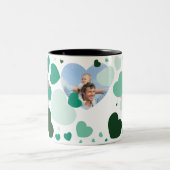 Nog een heerlijke dag papa, je verdient het! tweekleurige koffiemok (Center)