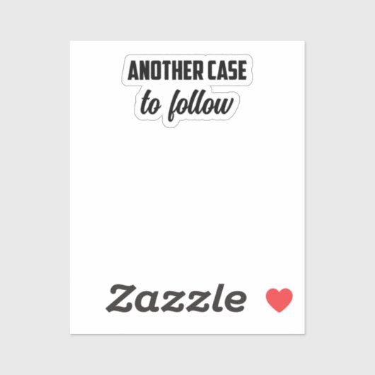 Nog een Hoesje om te volgen: True Crime Obsessed F Sticker (Vel)