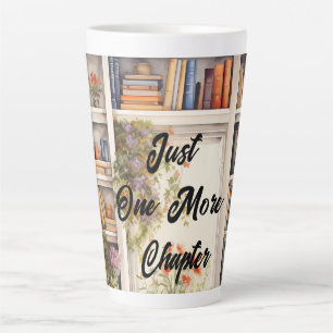 Nog een hoofdstuk boek liefhebber latte mok