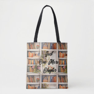 Nog een hoofdstuk boek liefhebber tote bag