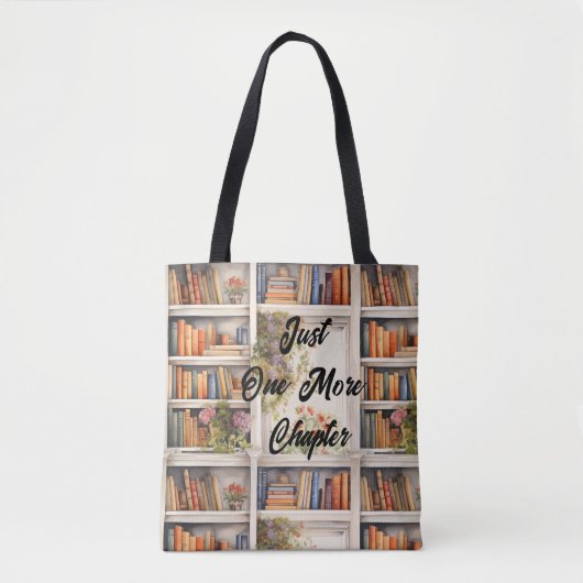 Nog een hoofdstuk boek liefhebber tote bag (Voorkant)