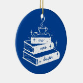 Nog een hoofdstuk Boek Lover Keramisch Ornament (Rechts)