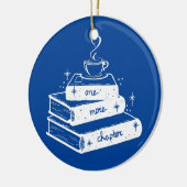 Nog een hoofdstuk Boek Lover Keramisch Ornament (Links)