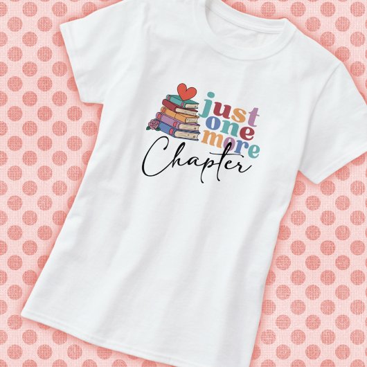 Nog een hoofdstuk Boek Lover T-shirt
