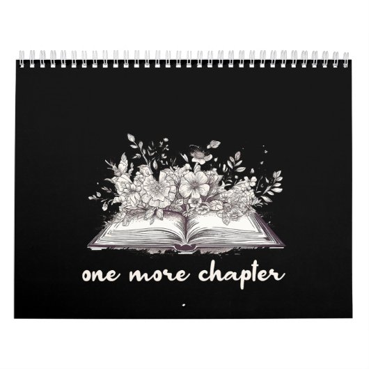 Nog een hoofdstuk boek met bloemen kalender (Hoes)