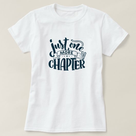 Nog een hoofdstuk Boeken die T-shirt lezen (Design voorkant)