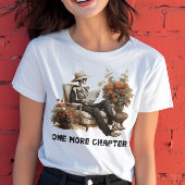 Nog een hoofdstuk Boekenliefhebber Skeleton T-shir T-shirt