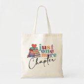 Nog een hoofdstuk boekliefhebber tote bag (Voorkant)
