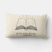 Nog één hoofdstuk - Cozy Book Lover Worpkussen Kussen (Achterkant)