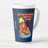 Nog een hoofdstuk dan ga ik naar bed latte mok (Rechterhoek)