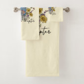 Nog een hoofdstuk Floral Skeleton Bad Handdoek (Insitu)